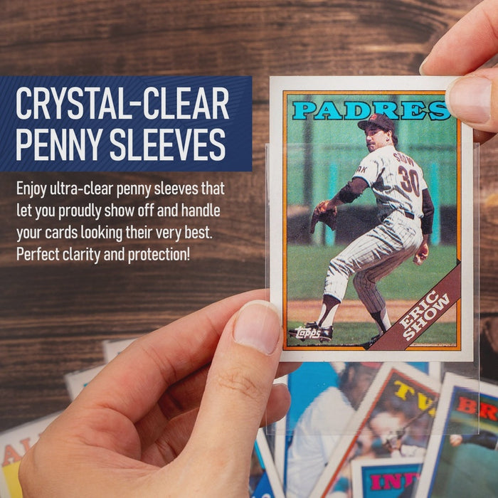 1000 Pack   Standard Size Penny Sleeves