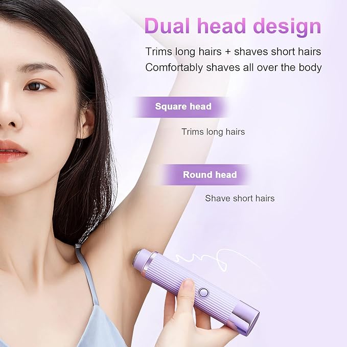 2 in 1 Dual Head Shaver Women