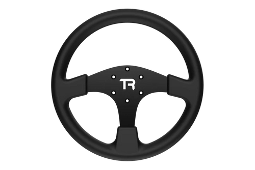 330mm/13" Round Sim Racing Wheel – Aluminium with Durable Silicon Hand Grips
