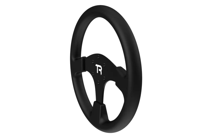 330mm/13" Round Sim Racing Wheel – Aluminium with Durable Silicon Hand Grips