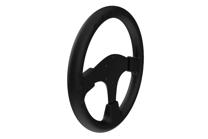 330mm/13" Round Sim Racing Wheel – Aluminium with Durable Silicon Hand Grips
