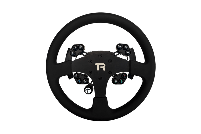 330mm/13" Round Sim Racing Wheel – Aluminium with Durable Silicon Hand Grips