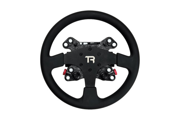 330mm/13" Round Sim Racing Wheel – Aluminium with Durable Silicon Hand Grips