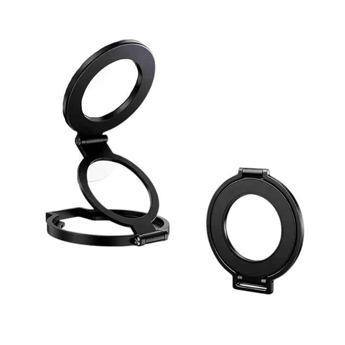 360° Rotate Double Magnetic Dual-Hinge Adjustable Grip Ring Stand (For Mobile and Tablet)