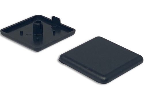 40 X 40mm Plastic Extrusion End Cap - Pack of 2