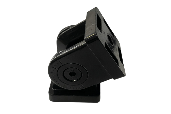 40x40mm (1.57" x 1.57") Flexible Pivot Joint Connector — For 8mm (0.31") Slot Aluminium Extrusion