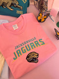 Pink XL Jags Embroidered T-Shirt ✨brand new perfect condition✨ port authority brand