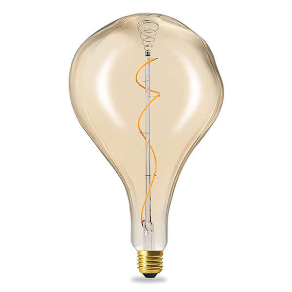 Amber glass - Light Bulb - Murano Plus