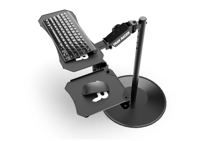Adjustable Free-Standing Keyboard and Mouse Tray