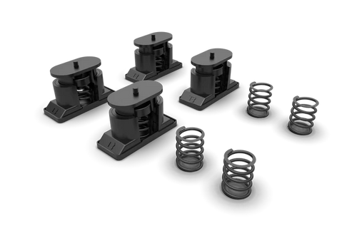 Adjustable Vibration Isolation Feet – Set of 4 with Medium & Hard Springs