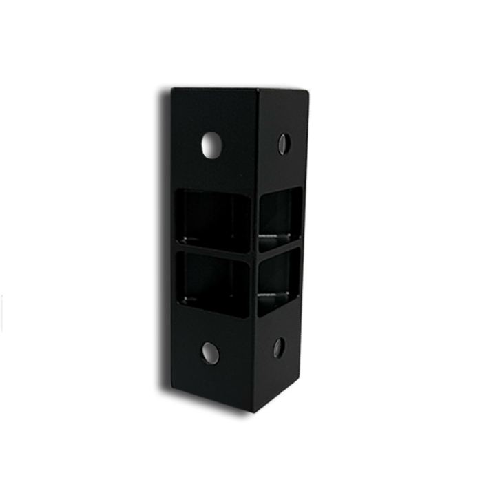 Aluminum Corner Brackets (Set of 2) – 120mm Height x 40mm Width for Extrusion Rigs