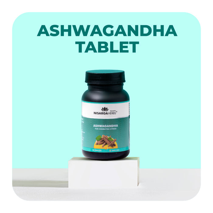 Ashwagandha Tablet - Reduces stress, supports strength and muscle building