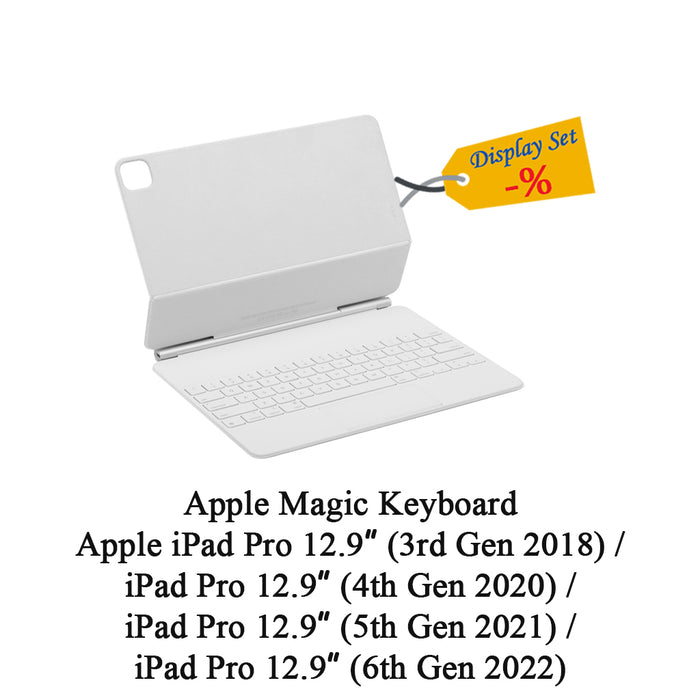 ASK PRICE DISPLAY SET Apple Magic Keyboard Case For Apple iPad Pro 12.9" (2018) / (2020) / (2021) / (2022) White