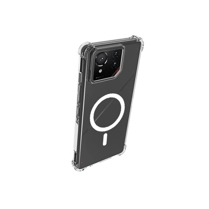 Asus Rog Phone 9 / 9 Pro - CLASY® Flexible Magnetic Crystal Clear Silicon Gel Phone Case