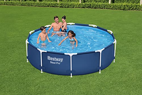 Bestway Steel Pro Round Pool Set Includes 330 Gallon Filter Pump