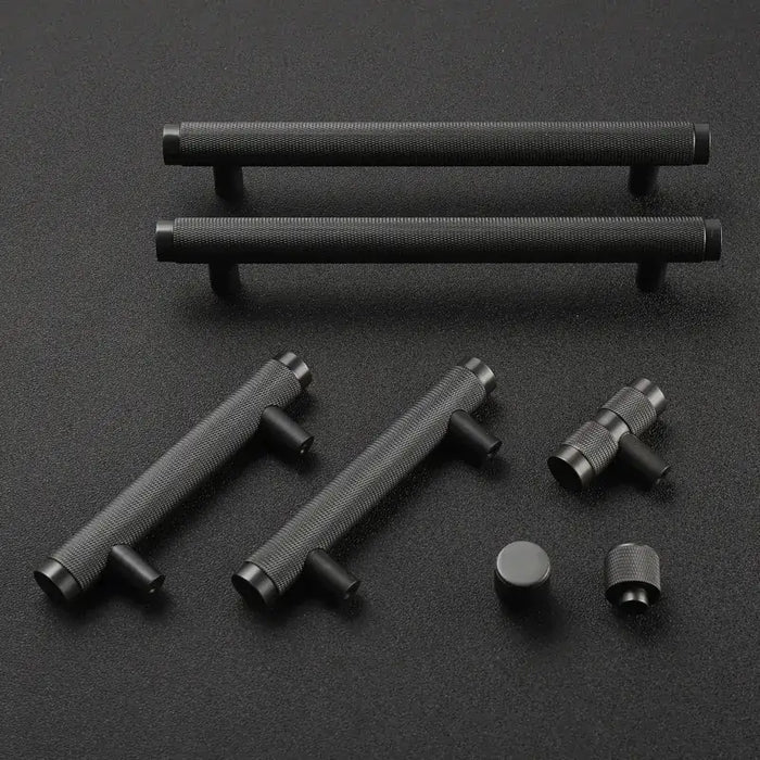 Black Brass Handle Long Large