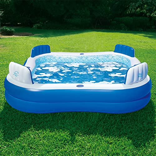 Blue Wave Premier Inflatable Pool With Quick Setup Cover