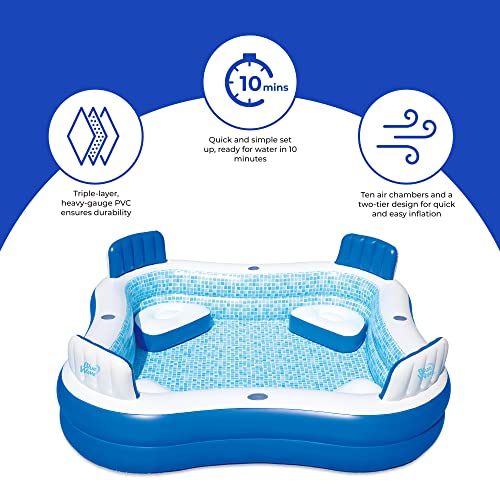 Blue Wave Premier Inflatable Pool With Quick Setup Cover