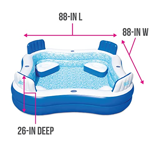 Blue Wave Premier Inflatable Pool With Quick Setup Cover