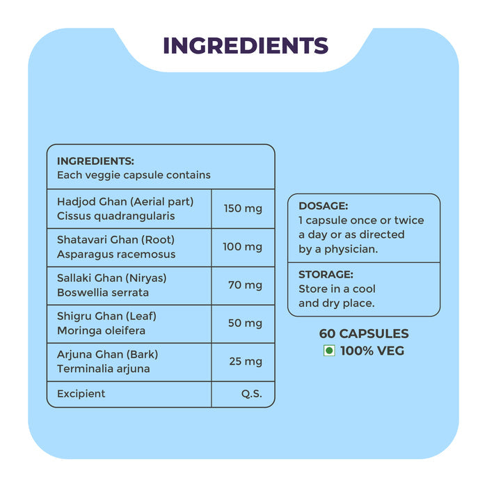Boneade Capsule - Ayurvedic capsules to accelerate bone repair and promote bone health