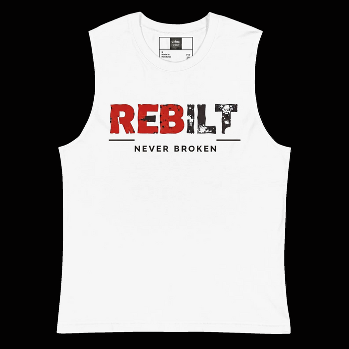 BROKEN" SLEEVELESS TANK