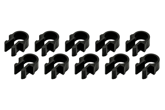 Cable Management Clip Set (10 Clips) for 8mm Slot Extrusion Profiles