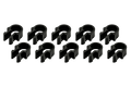 Cable Management Clip Set (10 Clips) for 8mm Slot Extrusion Profiles