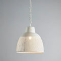 Capri rustic pendant white