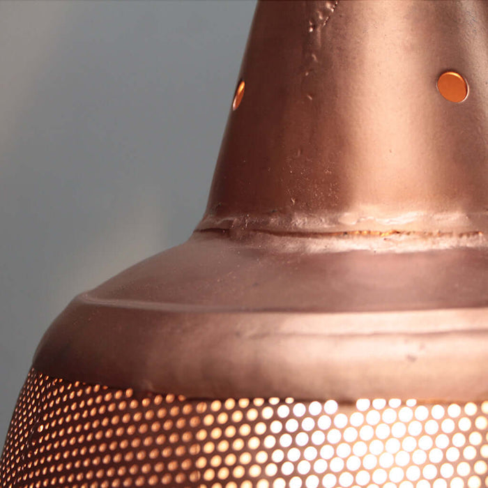 Capri Pendant Light Copper_Murano Plus NZ_Detail
