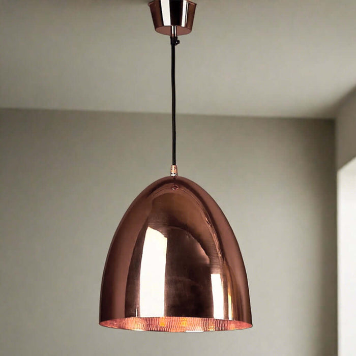 Casque Copper Pendant Light