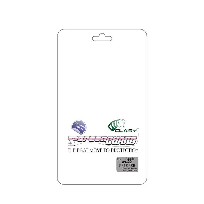 CLASY® Premium Screen Guard - Apple iPhone 5 / 5S / SE