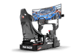 Cockpit-Mounted Single Monitor Stand for Sim Racing & Flight Sim — Supports Displays up to 80"