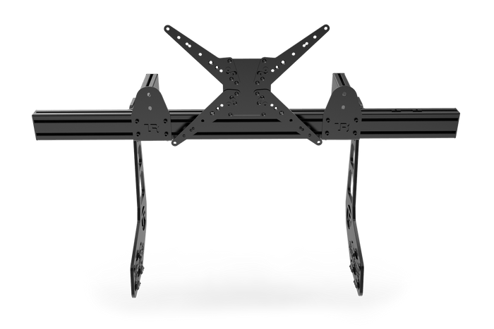 Cockpit-Mounted Single Monitor Stand for Sim Racing & Flight Sim — Supports Displays up to 80"