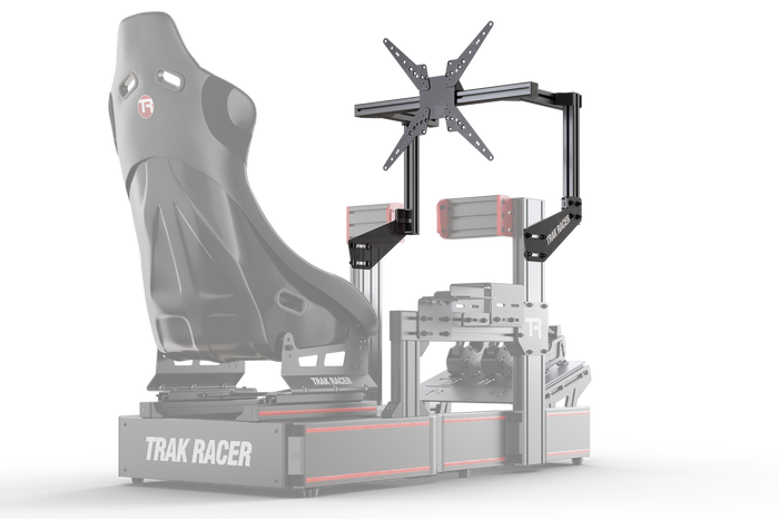 Cockpit-Mounted Single Monitor Stand (Lite) — Compact Monitor Mount for Sim Racing & Flight Sim Rigs