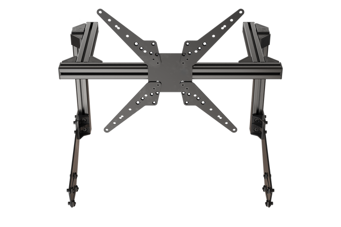 Cockpit-Mounted Single Monitor Stand (Lite) — Compact Monitor Mount for Sim Racing & Flight Sim Rigs