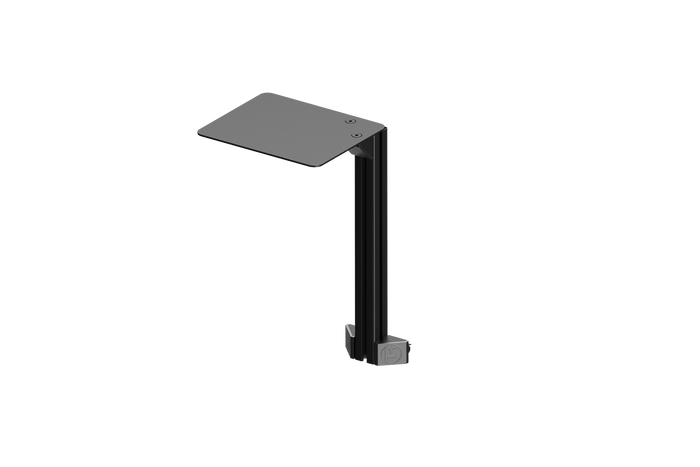 Computer Mouse Shelf — 40x40mm (1.57" x 1.57") Aluminium Profile with Mounting Brackets for Sim Rigs