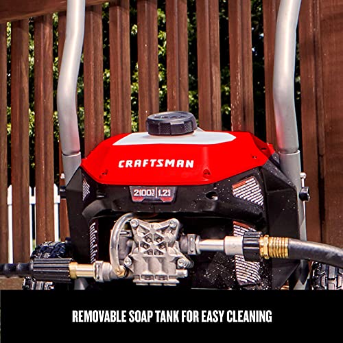 Craftsman Electric Pressure Washer 2100 Max Psi Integrated Soap Tank