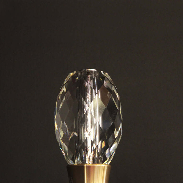 Crystal Faceted Oval LED E27 Light Bulb - 60D