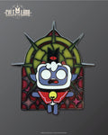 Cult of the Lamb - Limited Edition Stained Glass Enamel Pin
