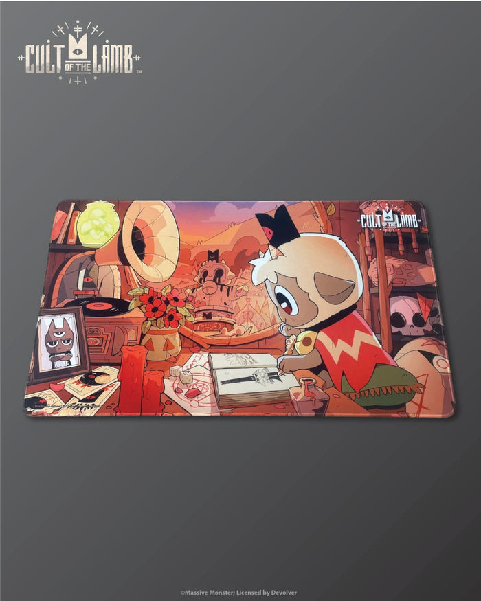 Cult of the Lamb - Lo-fi Lamb Oversized Desk Mat