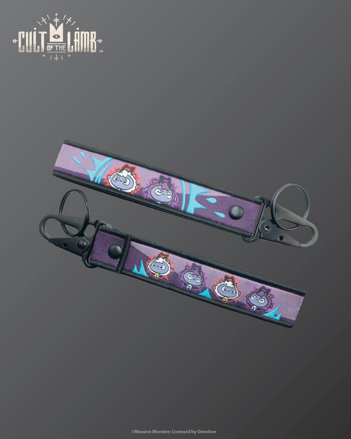 Cult of the Lamb Fearless Leaders Wrist Strap Keychain - Artist Series