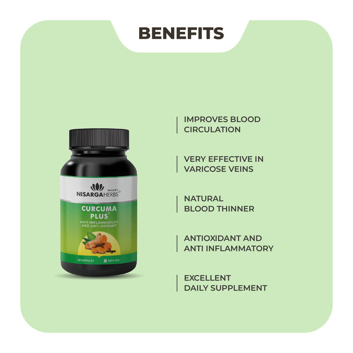 Curcuma Plus - Natural anti-inflammatory to improve immunity