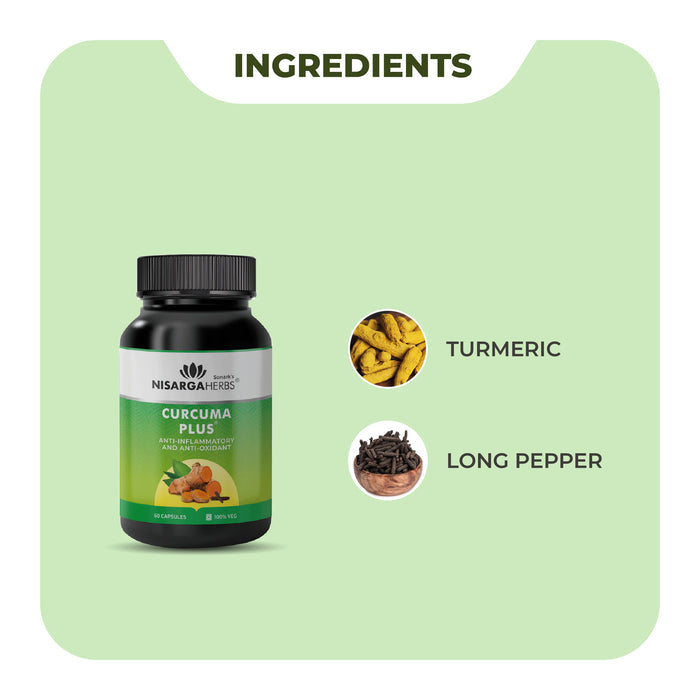 Curcuma Plus - Natural anti-inflammatory to improve immunity