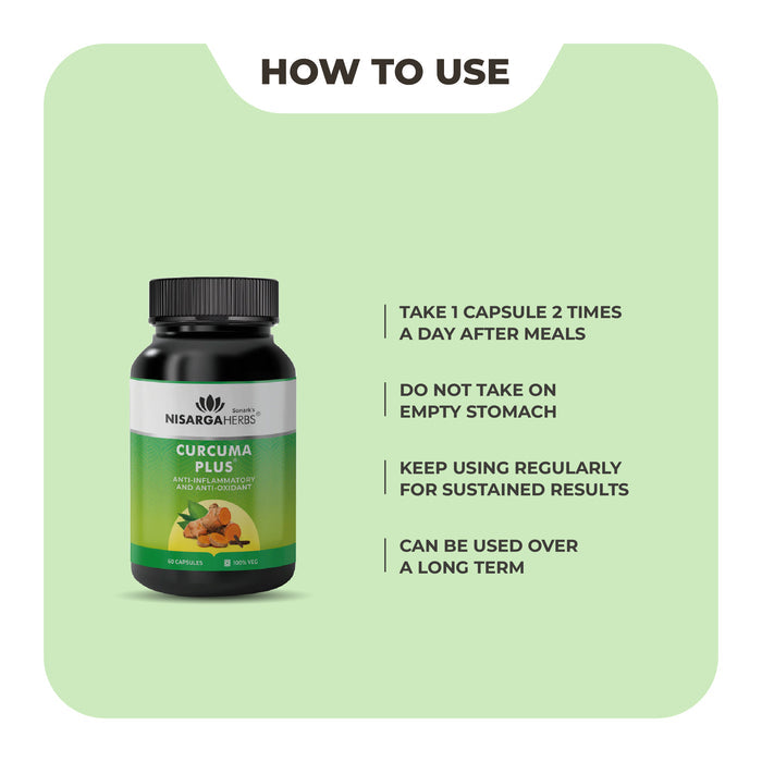 Curcuma Plus - Natural anti-inflammatory to improve immunity