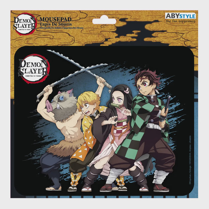Demon Slayer Main Characters Square Mousepad 8