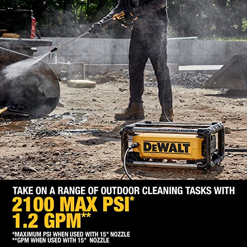 Dewalt Electric Pressure Washer 2100 PSI Jobsite Stackable Design