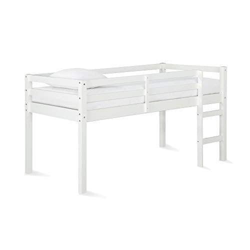 Dorel Living Milton Junior Twin Loft Bed Safe Stepladder Design