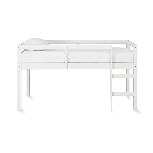Dorel Living Milton Junior Twin Loft Bed Safe Stepladder Design