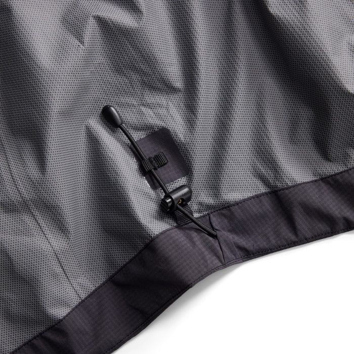 Toggle detail of Downpour Jacket in black