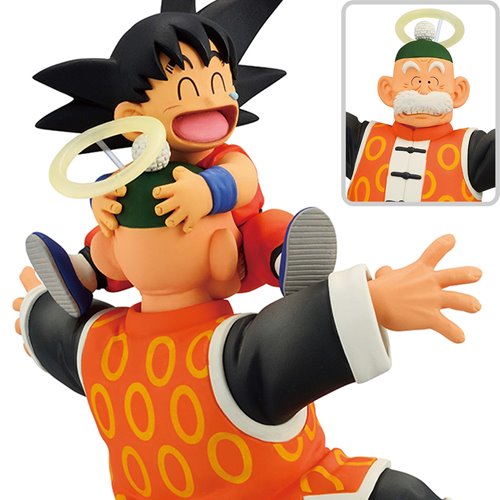 Dragon Ball Son Goku and Grandpa Son Gohan Dragon History II Revible Moment Statue
